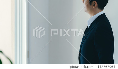 depressed office worker depressed office worker 112767961