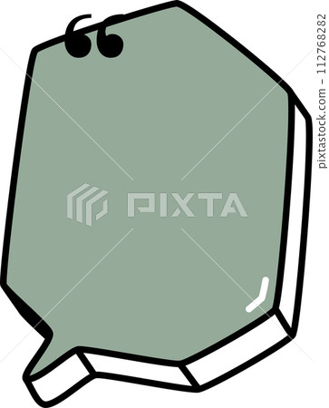 Colorful pastel green color speech bubble balloon with quotation marks, icon sticker memo keyword planner text box banner, flat png transparent element design Colorful pastel green color speech bubble balloon with quotation marks, icon sticker memo keyword planner text box banner, flat png transparent element design 112768282