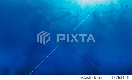 Color smoke ink water vapor floating blue mist Color smoke ink water vapor floating blue mist 112768456