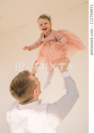 father with daughter having fun father with daughter having fun 112768651