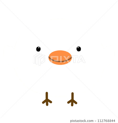 Chick Cartoon illustration Baby Chicken Cartoon illustration Farm Animal Cartoon 112768844