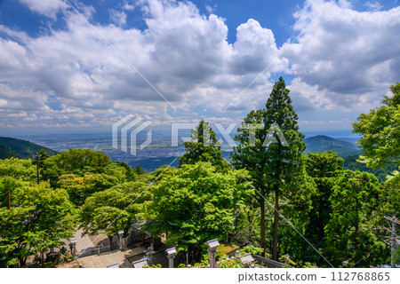 Scenery seen from Oyama Afuri Shrine 112768865
