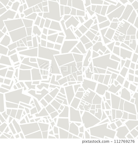 Seamless pattern that looks like a map of a city 112769276