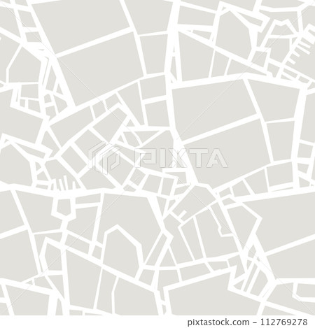 Seamless pattern that looks like a map of a city 112769278
