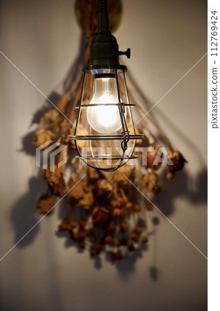 stylish light bulb 112769424