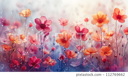 Watercolor botanic illustration Watercolor botanic illustration 112769662