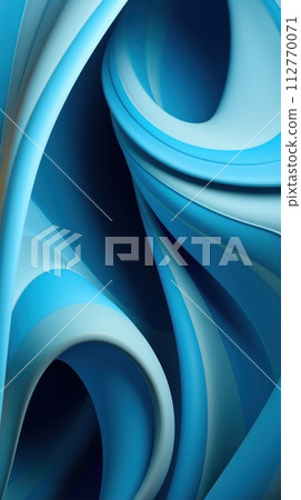 Abstract blue background. Texture from waves of layers of paper. Wavy natural shapes. Abstract blue background. Texture from waves of layers of paper. Wavy natural shapes. 112770071