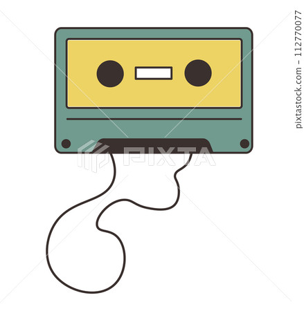 Classic Cassette Tape vector illustration Classic Cassette Tape vector illustration 112770077