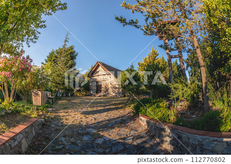 Timios Stavros Church. Kyperounta village. Limassol District, Cyprus 112770802