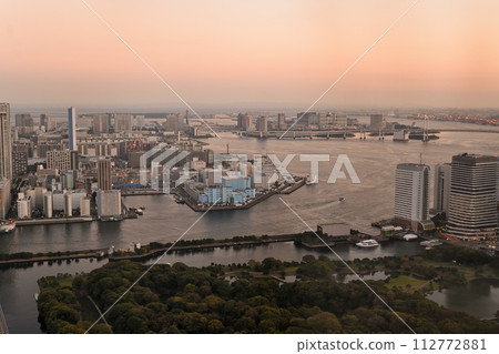 從Caretta汐留眺望的夜景 112772881