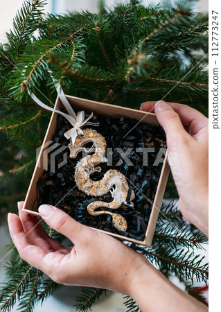 Handcrafted Epoxy Resin Christmas Ornament Handcrafted Epoxy Resin Christmas Ornament 112773247