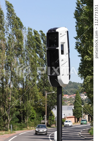 Multi-violation radar control on a road in France Multi-violation radar control on a road in France 112773351
