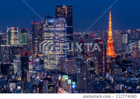 [東京] 東京天際線/城市夜景 112774080