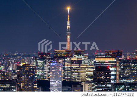 [東京] 東京天際線/城市夜景 112774138
