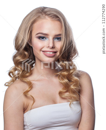 Gorgeous blonde beauty. Young woman portrait Gorgeous blonde beauty. Young woman portrait 112774290
