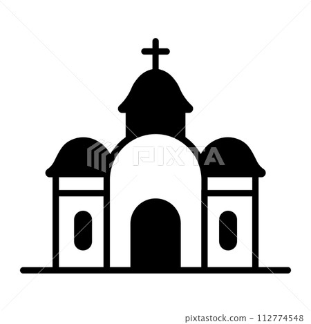 vector ortodox church icon on white background 112774548