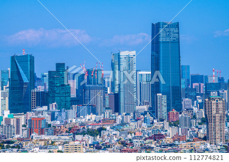Tokyo cityscape in Japan Tokyo City View. View of Azabudai Hills etc. 112774821