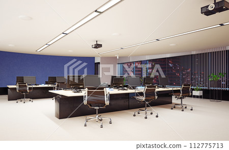 Modern office interior design 112775713