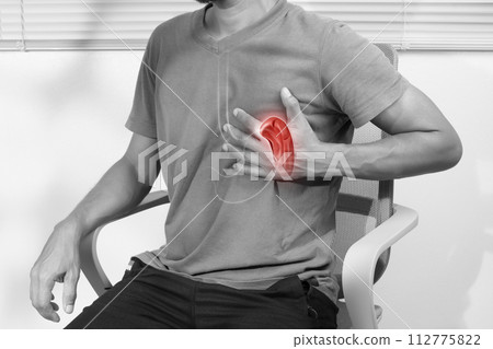 A man of a enlarged spleen. 112775822