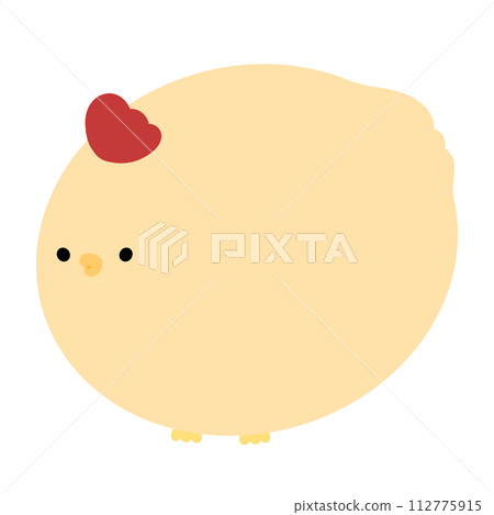 Yellow Chicken Cartoon illustration Farm Animal Cartoon Cute Yellow Chicken Yellow Chicken Cartoon illustration Farm Animal Cartoon Cute Yellow Chicken 112775915