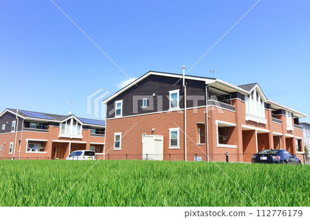 出租公寓和住宅區的形象 出租公寓和住宅區的形象 112776179