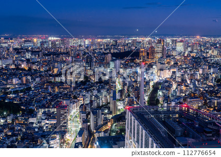 [東京] 東京天際線/城市夜景 112776654