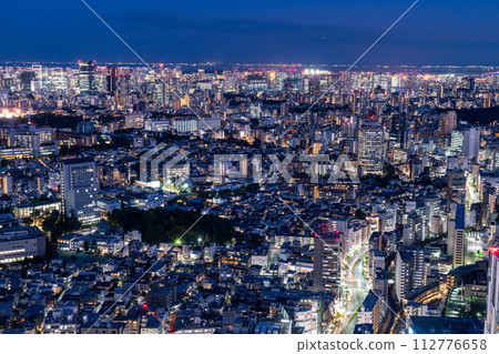 [東京] 東京天際線/城市夜景 112776658