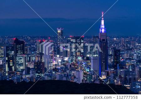 [Tokyo] Tokyo skyline/city night view 112777358