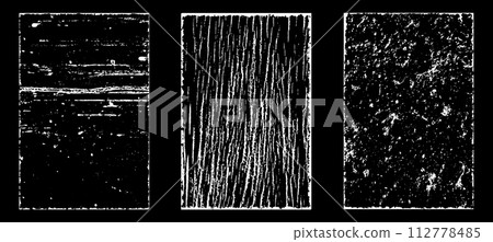 Black and white grunge. Distress overlay texture. Abstract surface dust and rough dirty wall background concept. Distress illustration simply place over object to create grunge effect. Vector EPS10. Black and white grunge. Distress overlay texture. Abstract surface dust and rough dirty wall background concept. Distress illustration simply place over object to create grunge effect. Vector EPS10. 112778485