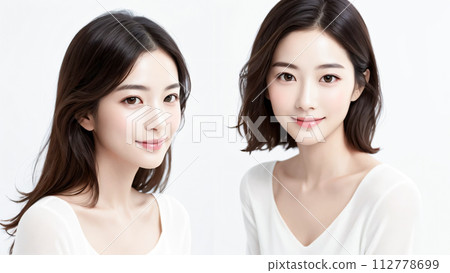 亞洲美麗的年輕女子 112778699