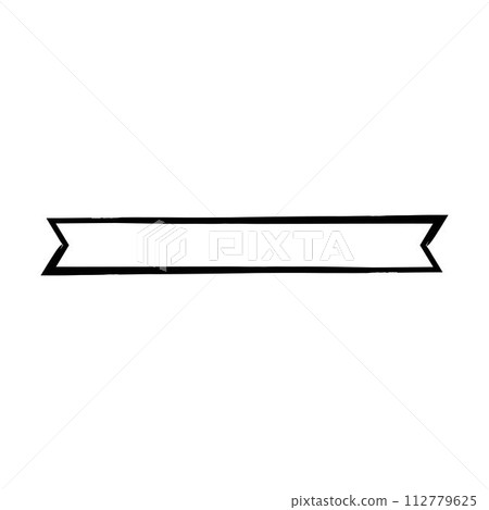Ribbon banner, abstract rectangle label frame border in grunge texture shape for background template element illustration for design Ribbon banner, abstract rectangle label frame border in grunge texture shape for background template element illustration for design 112779625