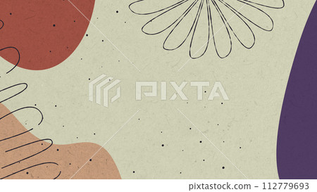 Doodle Background Pattern Abstract Colored Shapes Doodle Background Pattern Abstract Colored Shapes 112779693
