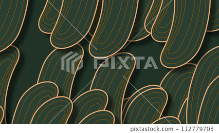 Dark Green Abstract Background Dark Green Abstract Background 112779703