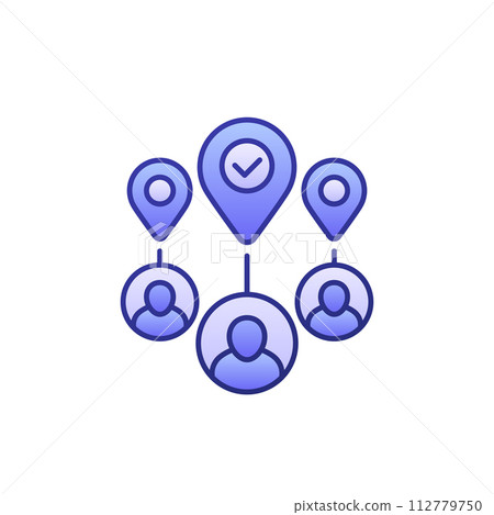 relocate staff, relocation icon with outline relocate staff, relocation icon with outline 112779750