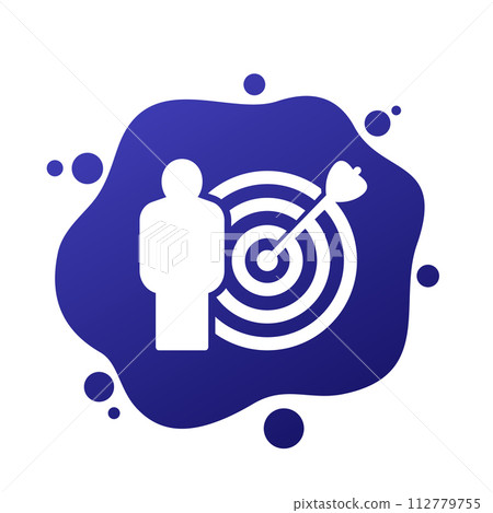 personal goal icon for web personal goal icon for web 112779755