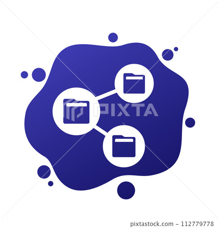 folders icon for apps and web 112779778