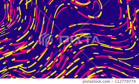 Neon Color Line Background 112779779
