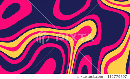 Bright Dynamic Background Illustration 112779897