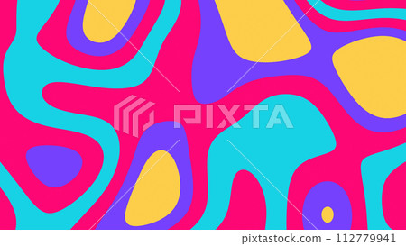 Bright Dynamic Background Illustration 112779941