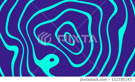 Modern Abstract Illustration With Bandy Lines 112780143