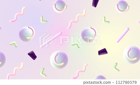 Bright Polygon Stylish Background 112780379