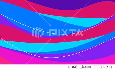 Minimal Neon Trendy Abstract Background Futuristic Gradient Shapes Design 112780383