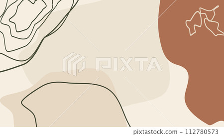 Abstract Art Background Light Beige And Brown Colors Abstract Art Background Light Beige And Brown Colors 112780573