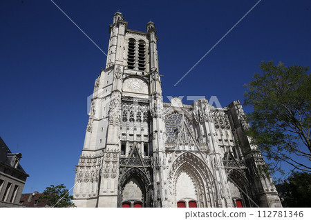 exteriors of the cathedral, Troyes, France exteriors of the cathedral, Troyes, France 112781346