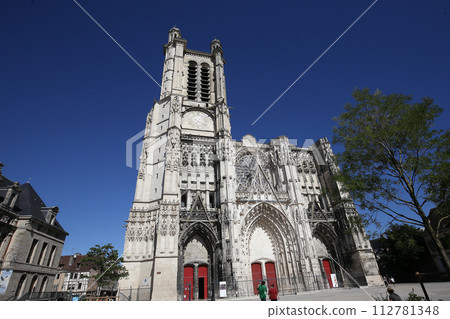 exteriors of the cathedral, Troyes, France exteriors of the cathedral, Troyes, France 112781348