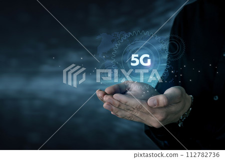 5G Speed Support Concept. 112782736