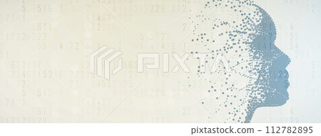 Abstract Artificial intelligence. Cloud computing. Machine learning. Technology web background. Virtual concept futuristic background Abstract Artificial intelligence. Cloud computing. Machine learning. Technology web background. Virtual concept futuristic background 112782895