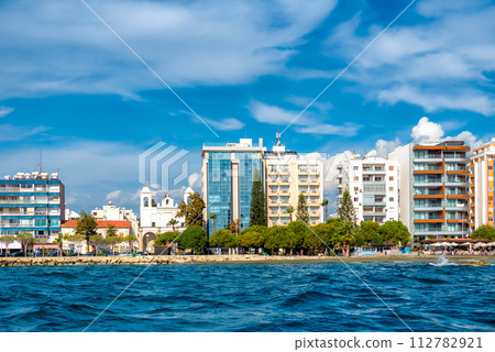 Coastal residential buildings. Limassol, Cyprus Coastal residential buildings. Limassol, Cyprus 112782921