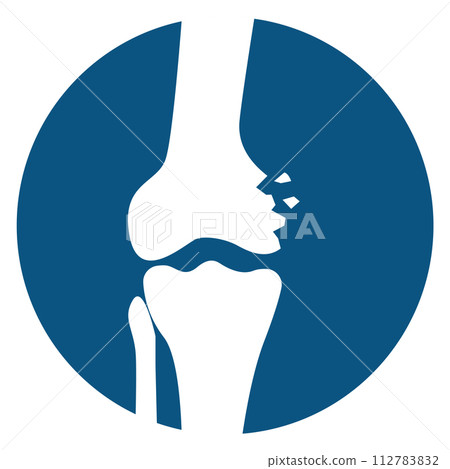 Bone fracture icon. Orthopedic injury medical symbol 112783832
