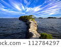 Matsushima's blue sea and sky 112784297